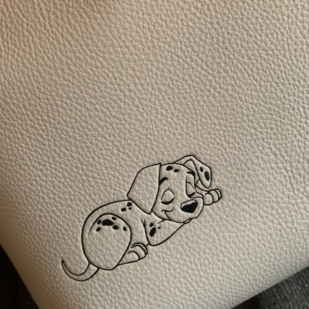RARE🔥Authentic COACH leather/signature coated canvas Cruella snap magnet tote - Picture 7 of 11